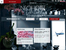 Tablet Screenshot of neohotel.pl